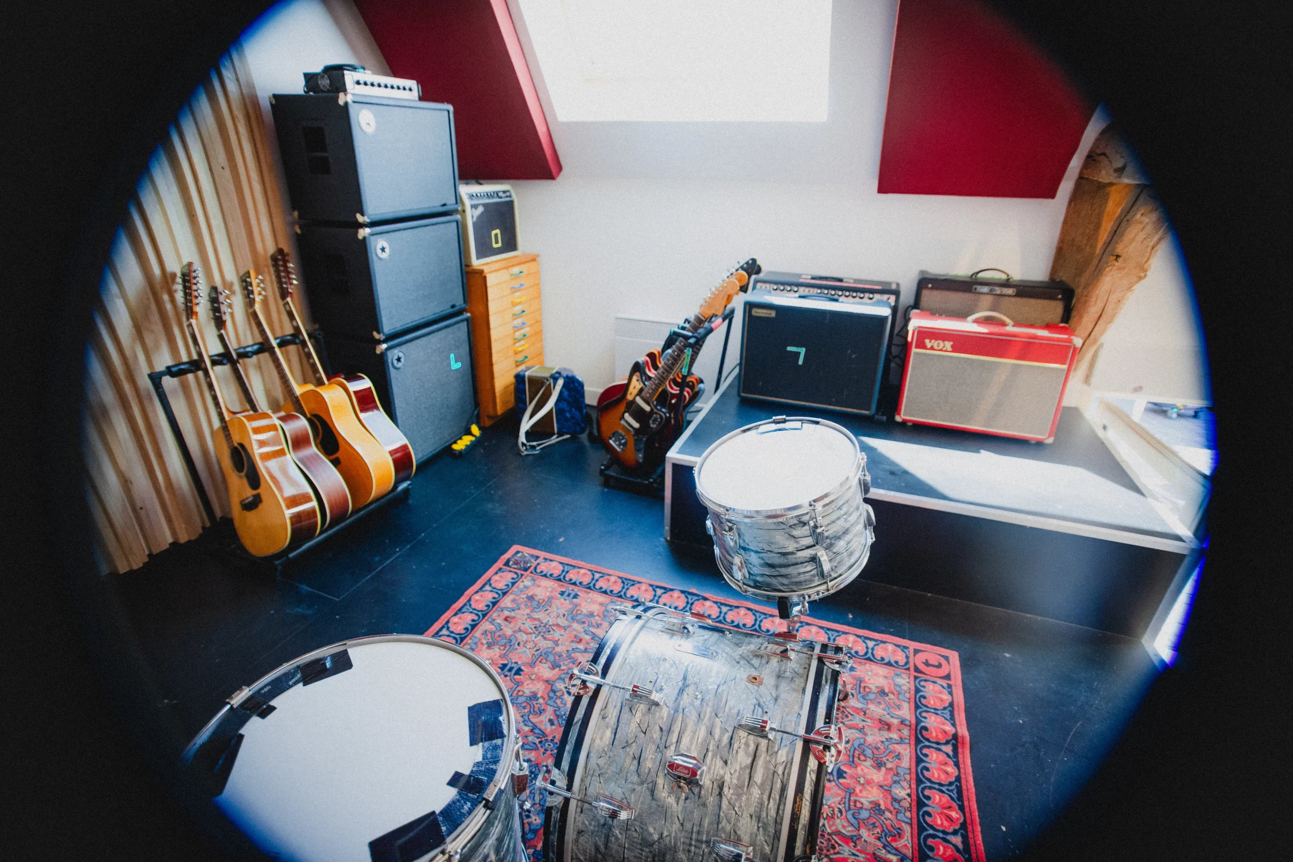 studio d'enregistrement, matériel