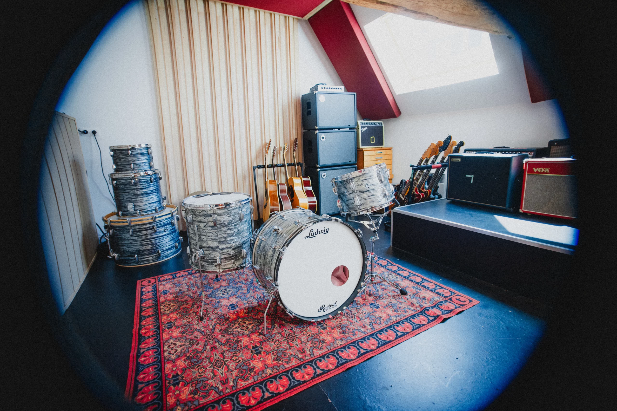 studio d'enregistrement, matériel